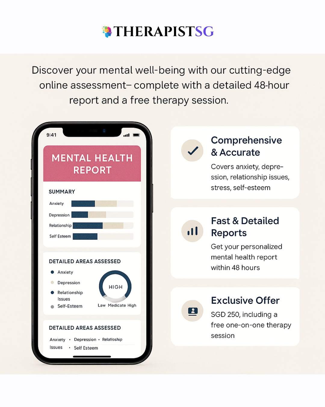 Best Mental Health Assessment Singapore Best Online Therapy Platform in Singapore – TherapistSG, Trusted for Licensed Mental Health Counseling