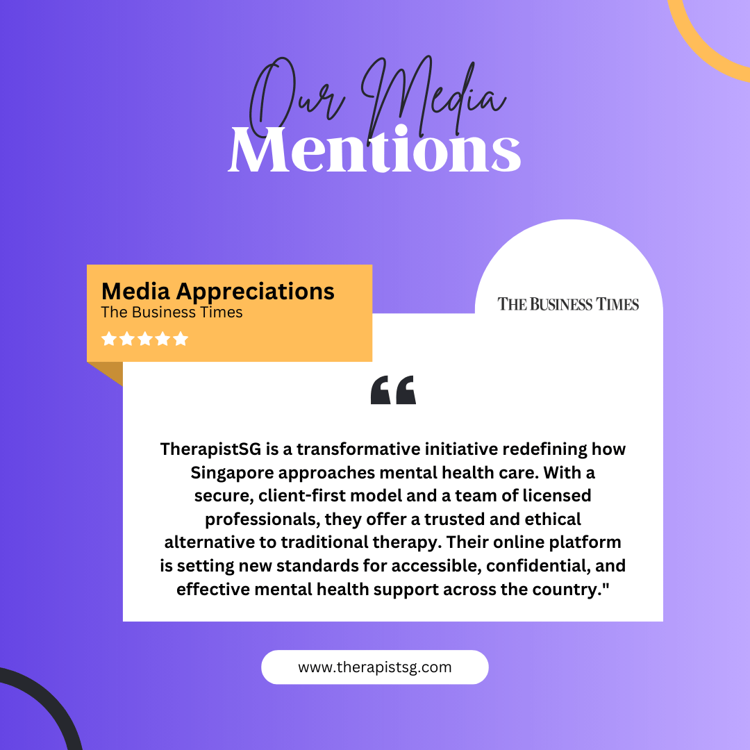 Therapistsg Media reviews singapore