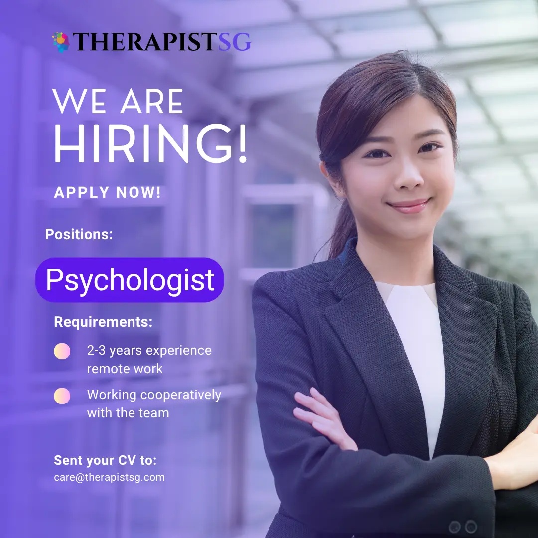 Psychology Jobs Singapore Get Online Therapy and Counselling SG